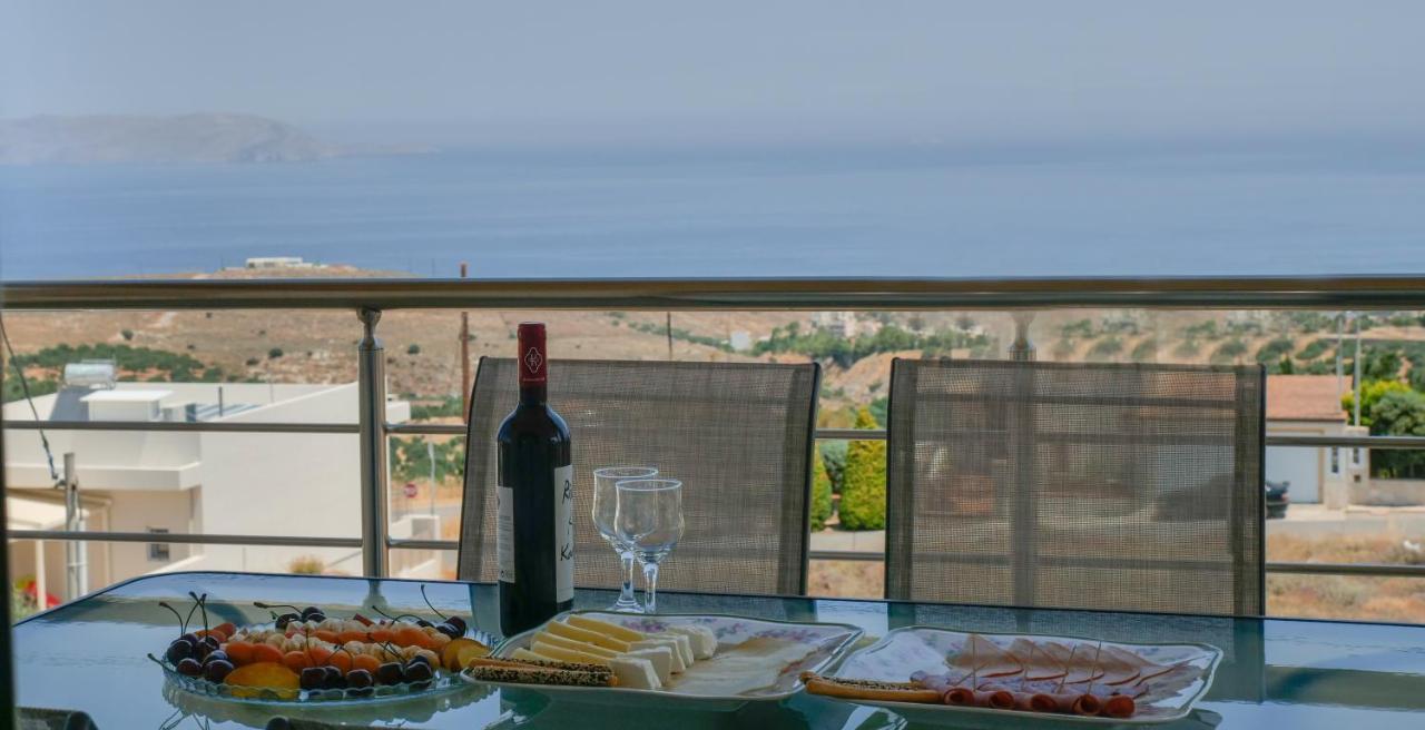 Apartmán Azur Horizon Oceanview House Kokkini Hani Exteriér fotografie