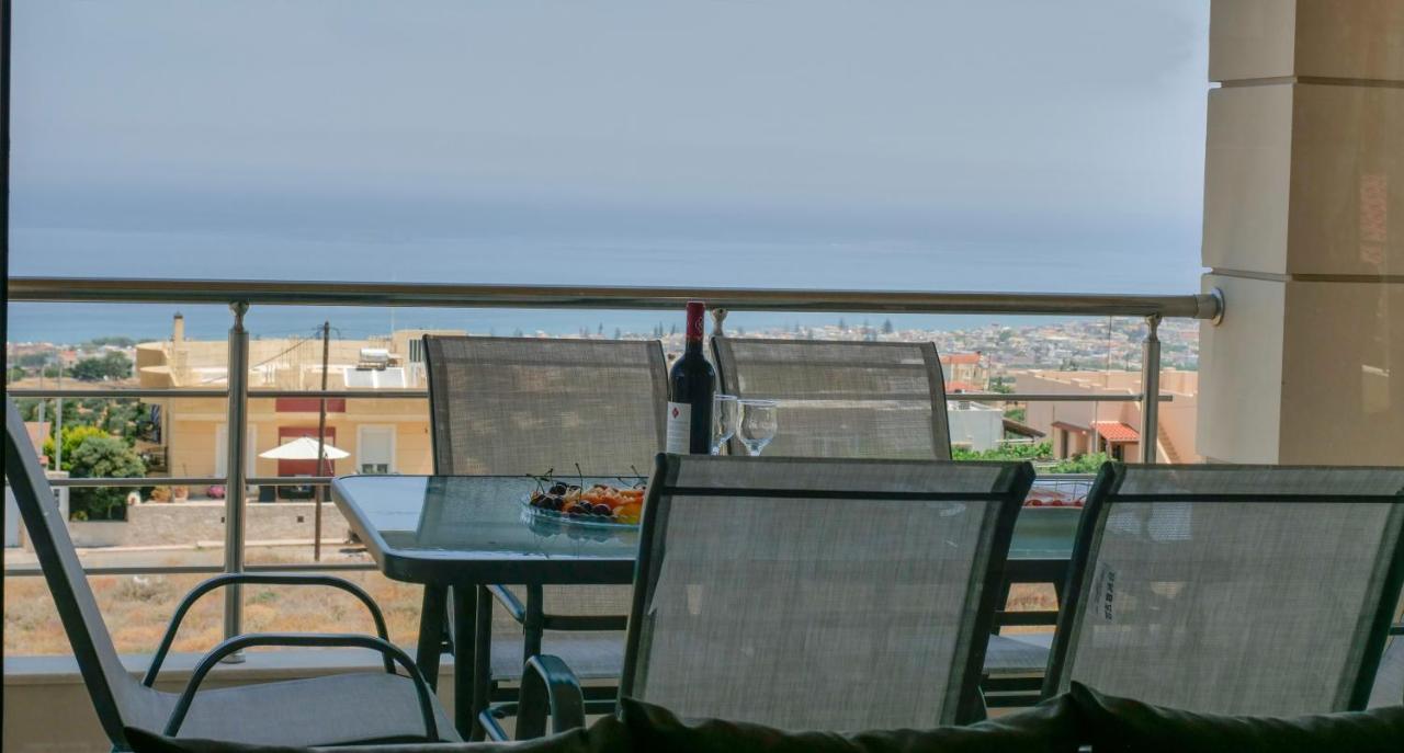 Apartmán Azur Horizon Oceanview House Kokkini Hani Exteriér fotografie