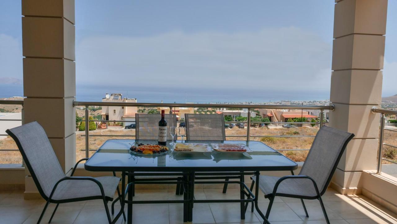 Apartmán Azur Horizon Oceanview House Kokkini Hani Exteriér fotografie