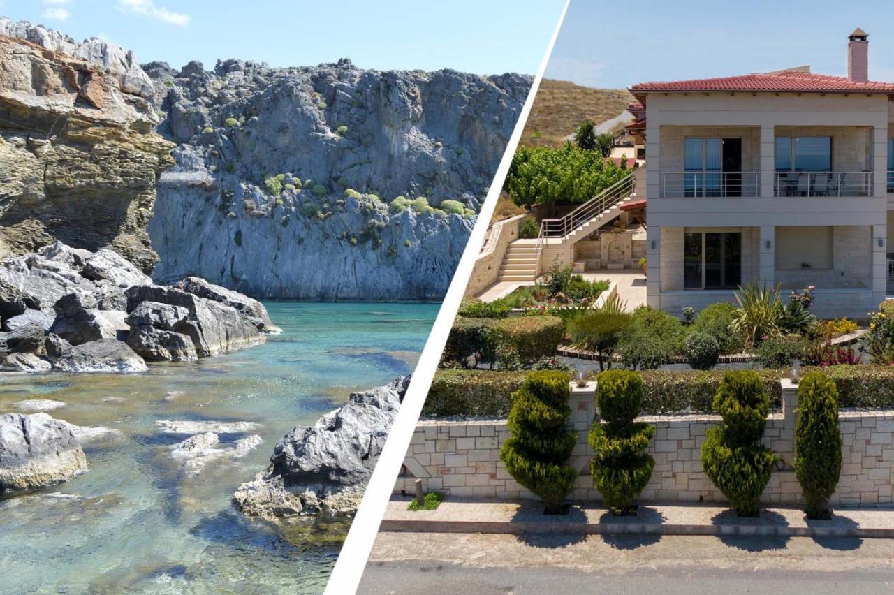 Apartmán Azur Horizon Oceanview House Kokkini Hani Exteriér fotografie